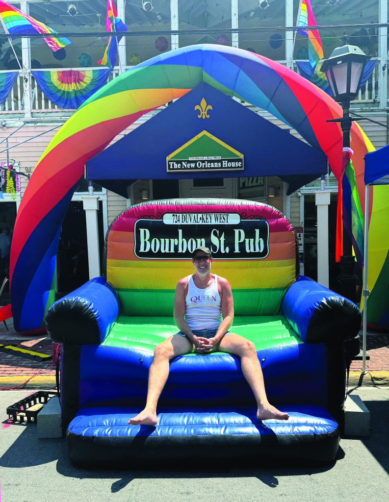 The Author At The Bourbon St. Pub (Photo by Jason A. Heidemann)